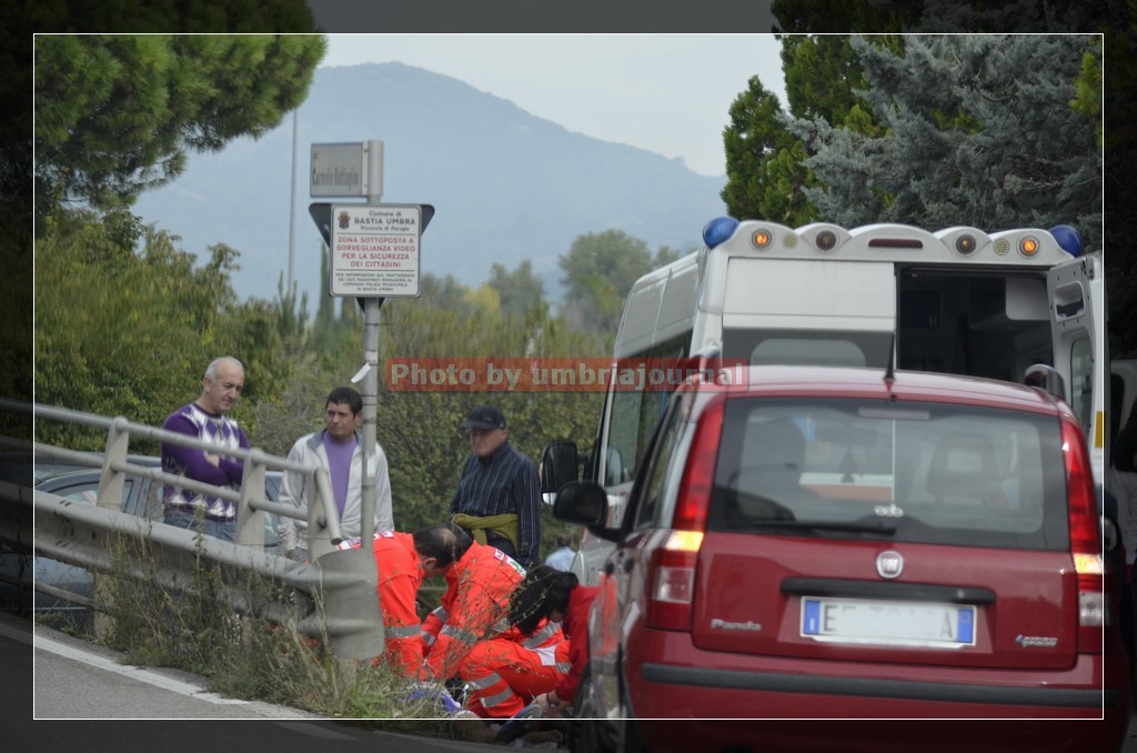 morto ciclista Bastia umbra