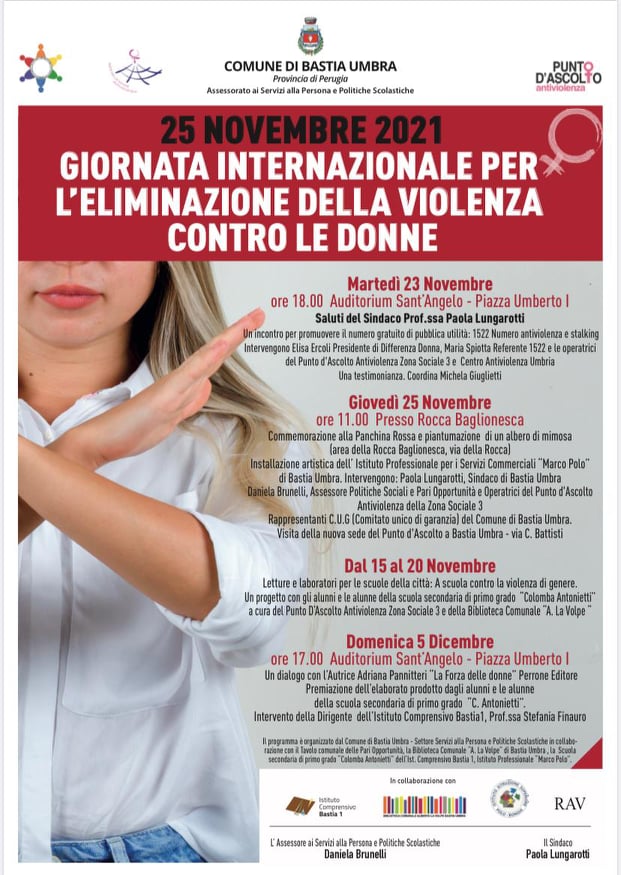 Giornata contro la violenza sulle donne, martedì 23 in programma iniziativa del Comune