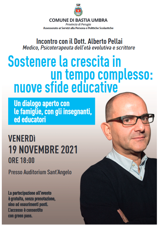 Incontro Alberto Pellai Sostenere crescita tempo complesso nuove sfide