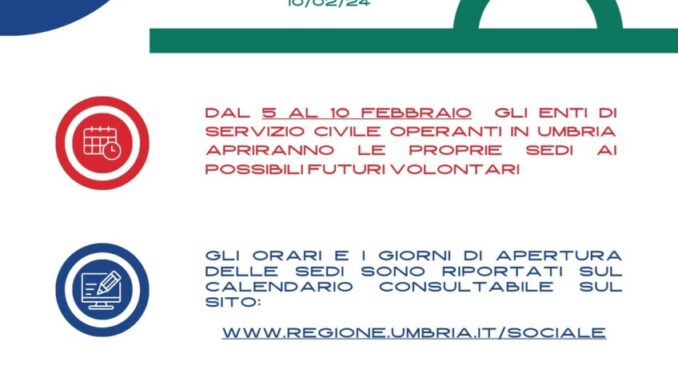 Open days Servizio Civile 2024