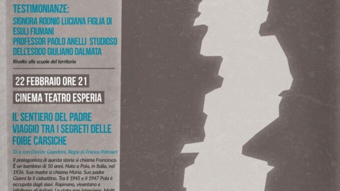 Giorno del Ricordo, 10 febbraio. Iniziative del Comune di Bastia Umbra