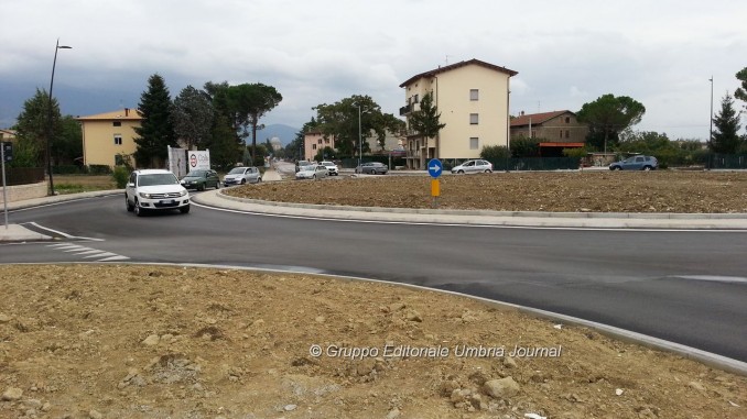 Arredo della nuova Rotatoria di via Roma a Bastia Umbra