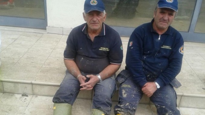 Due Volontari del Gruppo Comunale di Protezione Civile di Bastia Umbra hanno preso parte alle operazioni di soccorso alla popolazione a seguito delle alluvioni che hanno colpito la zona di Benevento