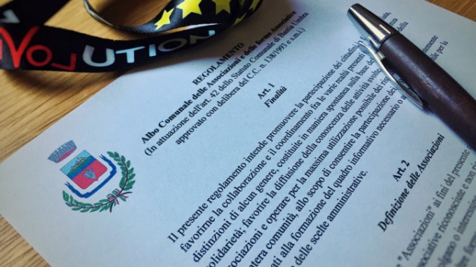 M5S Bastia Umbra, pronto regolamento comunale albo forme associative