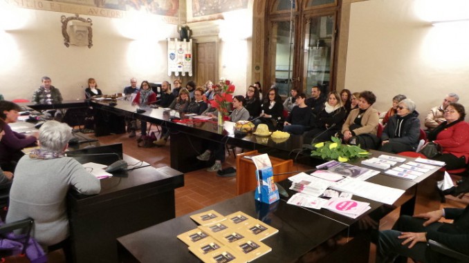 Giornata Internazionale contro la violenza sulle Donne, sala della Consulta piena