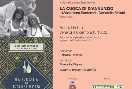 La cuoca di d'Annunzio sarà presentato anche a Bastia