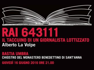 RAI 643111, sarà presentato a Bastia il libro di Alberto La Volpe
