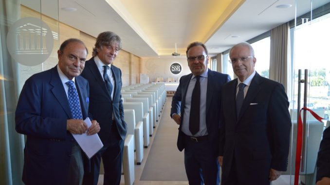 Bruno Vespa ha inaugurato la sala Minerva della SeR Farmaceutici