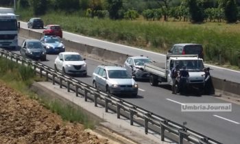 Incidente stradale su 75 "Centrale Umbra", vicino Ospedalicchio, un ferito