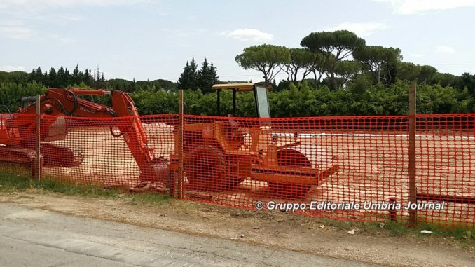 Cominciati lavori parcheggio via Trentino Alto Adige Bastia Umbra