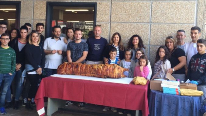 Il Gruppo Giovanile di Costano a Norcia con i terremotati