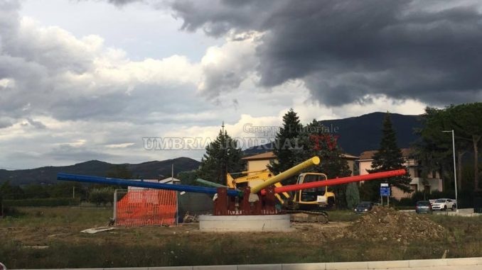 Rotatoria via Roma a Bastia Umbra, si inaugura domenica 16 ottobre 2016