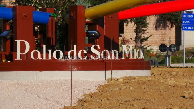 Inaugurazione della Rotatoria stradale di via Roma e dell’arredo dedicato al Palio dei Rioni