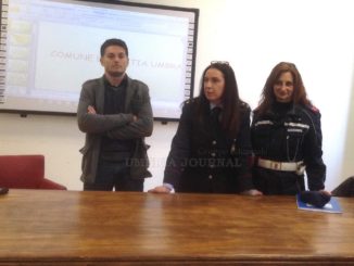 Giancarlo Fisichella a Bastia Umbra, sicurezza stradale con IcBastia1
