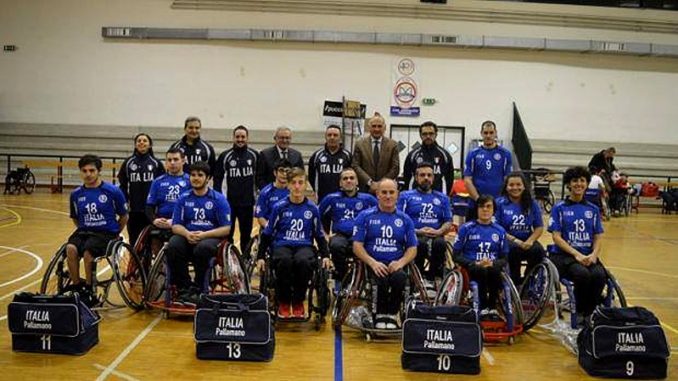 Wheelchair Handball bene italiani di Capitan Fabrizio Galli di Bastia agli europei
