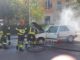 Automobile prende fuoco in via Roma a Bastia Umbra