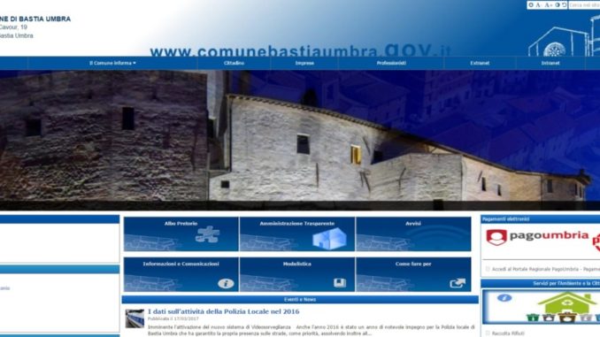 Il nuovo Portale Web del Comune di Bastia Umbra