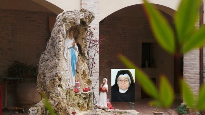 Morta Suor Geltrude Bartolucci, aveva 105 anni, è tornata alla casa del Padre