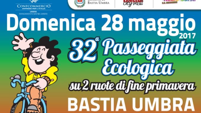 Passeggiata ecologica in bicicletta di fine primavera a Bastia Umbra