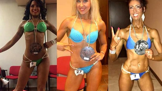 Larissa, Veronica e Alessia, Atletico è sull'Olimpo del body building