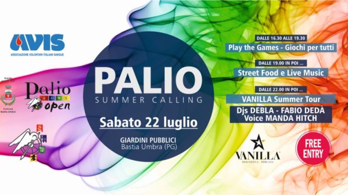 banner palio summer Palio Summer Calling, Bastia Umbra festeggia l'estate