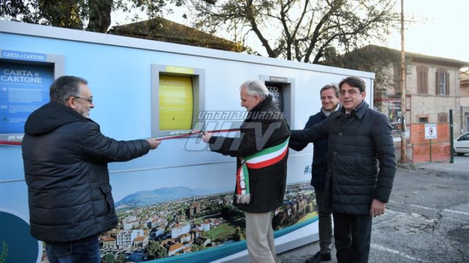 Inaugurata l’Ecoisola di piazza Togliatti a Bastia Umbra  