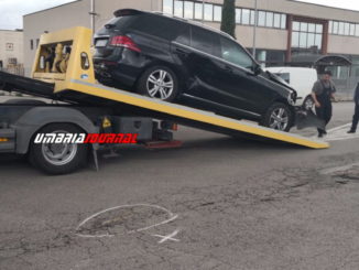 Incidente stradale nella zona industriale, Fiat Panda contro suv