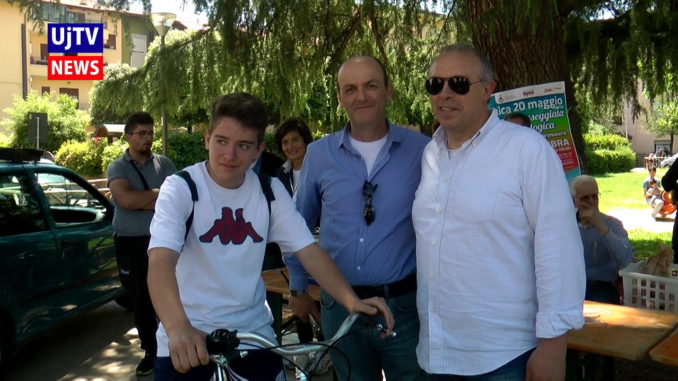 Passeggiata in bicicletta, Alessio Venarucci vince il primo premio