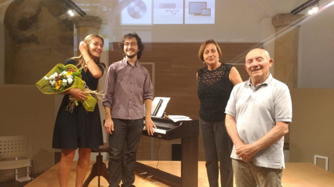 Pianoforte digitale donato dal Teatro dell'Isola Romana, all'auditorium Sant'Angelo