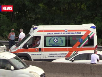Incidenti sulla 75 Centrale Umbra, auto ribaltata, ci sono feriti FOTO