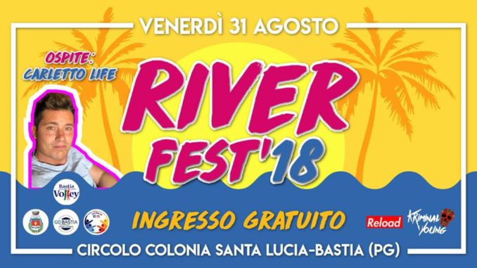 Ritorna a Bastia il River fest, alla Colonia di Santa Lucia il 31 agosto