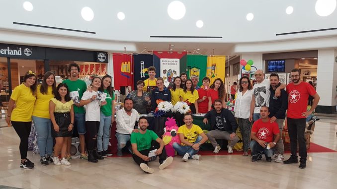 Ente Palio De San Michele al centro commerciale di Collestrada