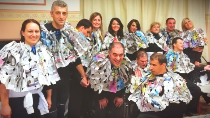 Sfilata Rione San Rocco, anche i ragazzi del Serafico hanno partecipato
