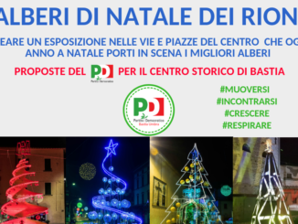 Alberi di Natale dei Rioni, Pd Bastia, uno spettacolo unico