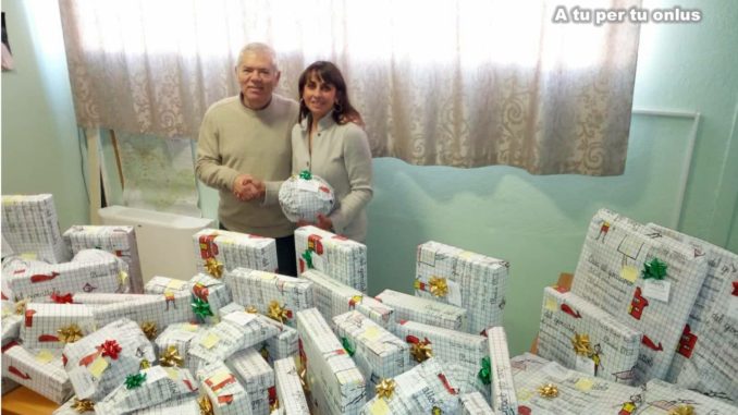 A tu per tu onlus con magicamente insieme ha regalato tanti giochi ai bambini