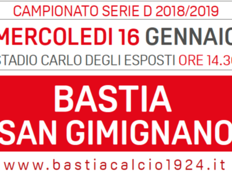 Serie D infrasettimanale con Burlando, Bastia 1924 vs San Gimignano