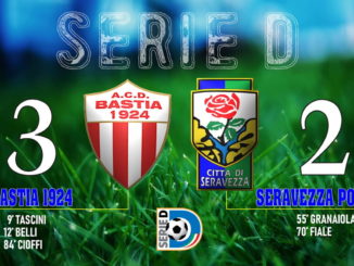 Bastia centra risultato pieno 3-2 al Seravezza e si toglie dalla zona play out