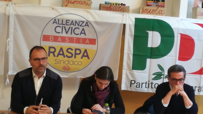 A Bastia Umbra, l'onorevole Anna Ascani, a sostegno di Lucio Raspa
