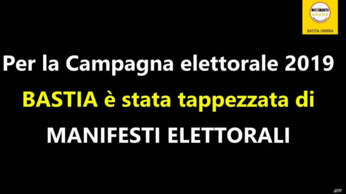 Spese elettorali esorbitanti a Bastia Umbra, tanto di video del M5s, è polemica