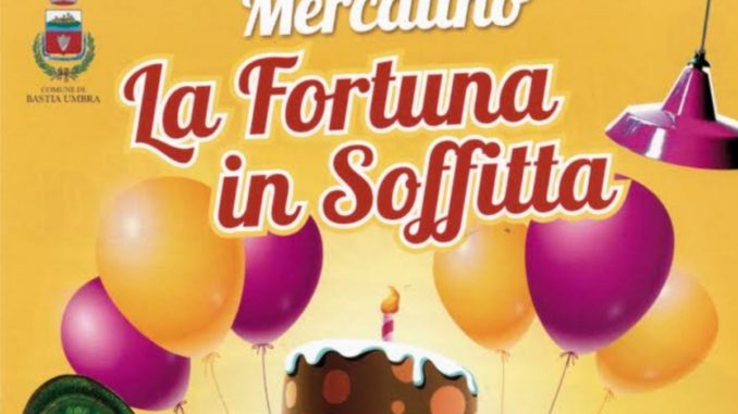 La fortuna in soffitta 1 giugno è il sesto compleanno del mercatino