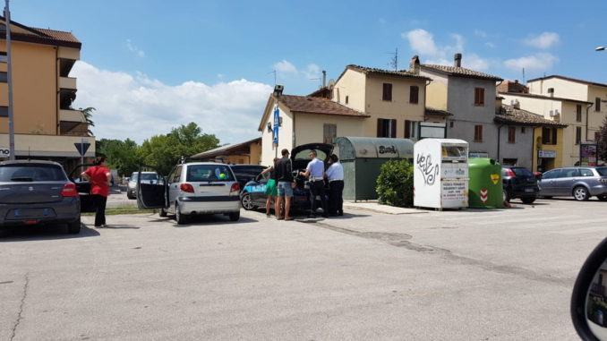 Altro incidente questa volta in piazza a Bastiola