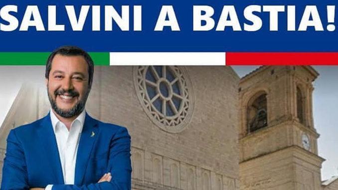 Matteo Salvini a Bastia Umbra, il leader Lega arriverà il 3 di ottobre