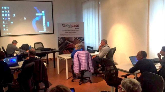 Corso di informatica di Unilibera Bastia Umbra al Digipass di S.M. Angeli