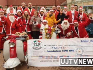 La leggenda dei 100 Babbi Natale 2019, donazione di mille euro