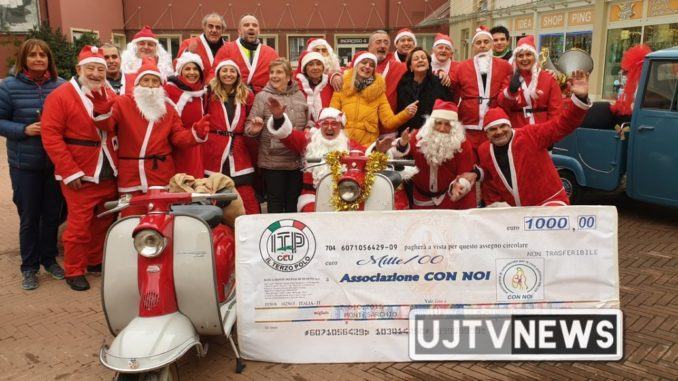 La leggenda dei 100 Babbi Natale 2019, donazione di mille euro