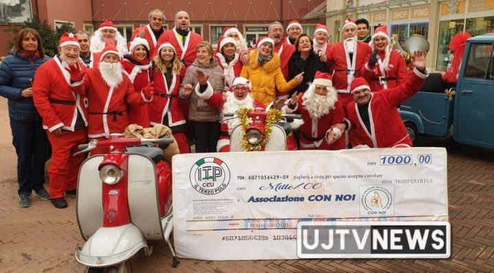 La leggenda dei 100 Babbi Natale 2019, donazione di mille euro