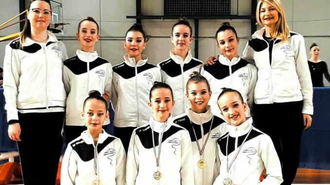 Tre podi per la Gymnica Bastia a Spoleto, fioccano medaglie