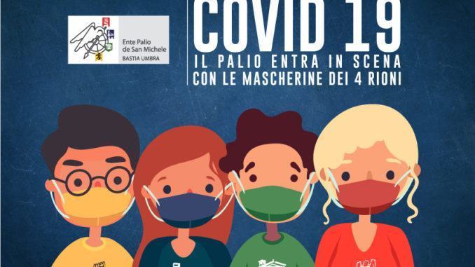 Lotta al Covid19, Ente Palio realizza mascherine con colori Rioni