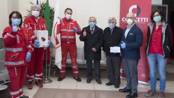 Concetti dona un sanificatore alla croce rossa di Bastia Umbra