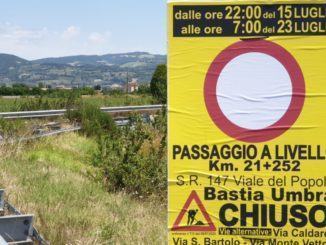Scampato pericolo, rinviato cantiere del passaggio a livello di Ospedalicchio